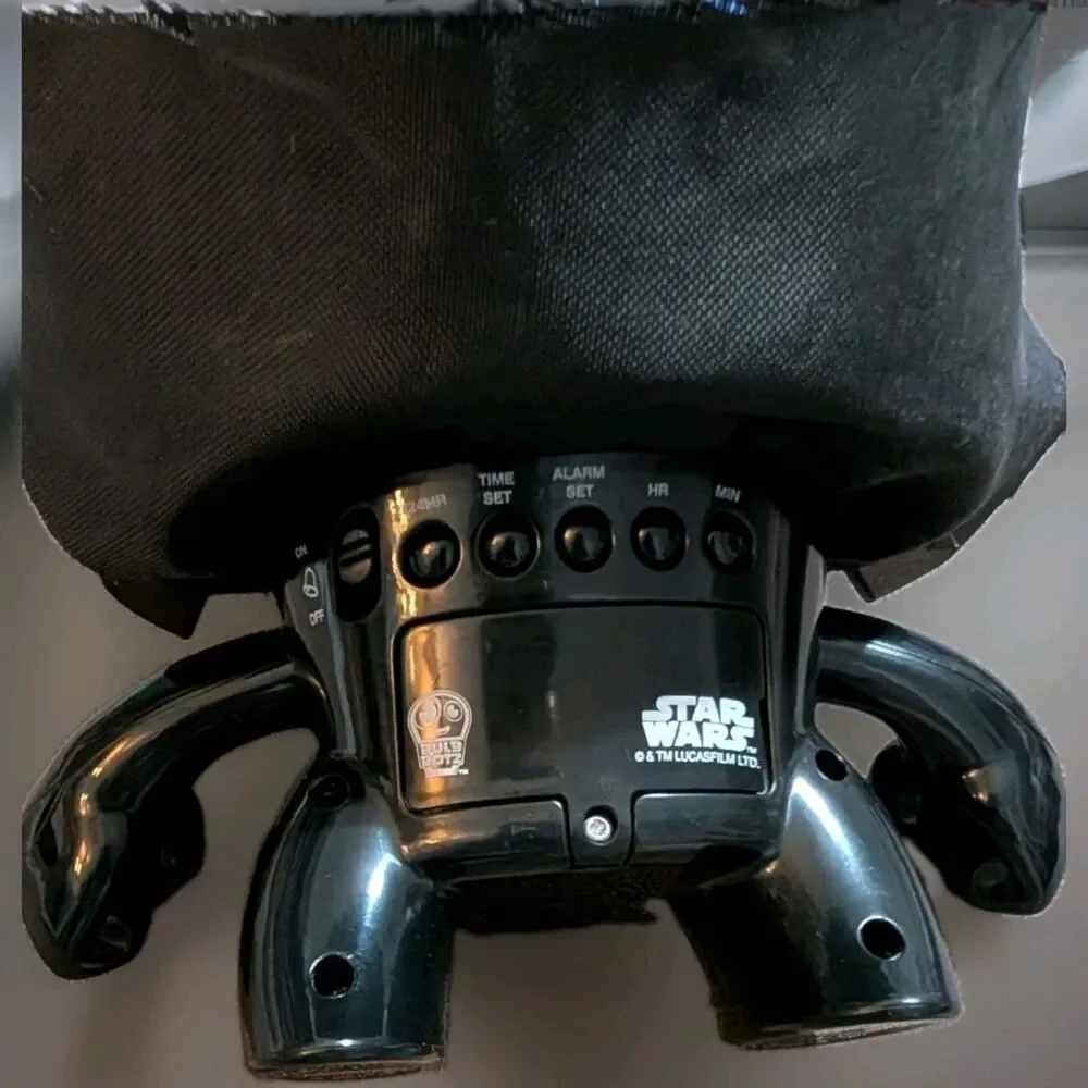 BulbBotz Star Wars Darth Vader Digital Alarm Clock Night Light Light-Up